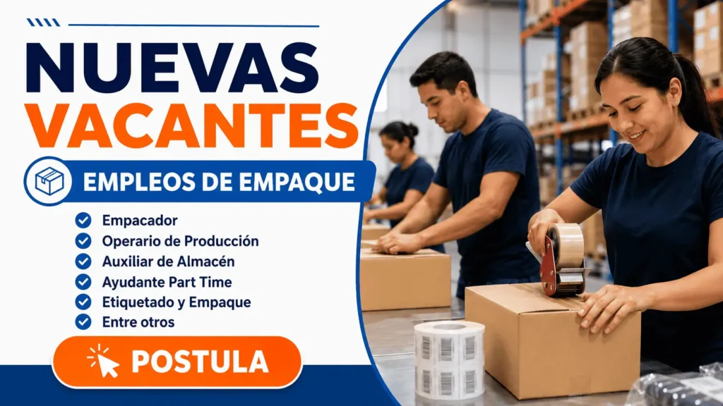 ¡ÚNETE AL SECTOR DE EMPACADORES! 📦✨